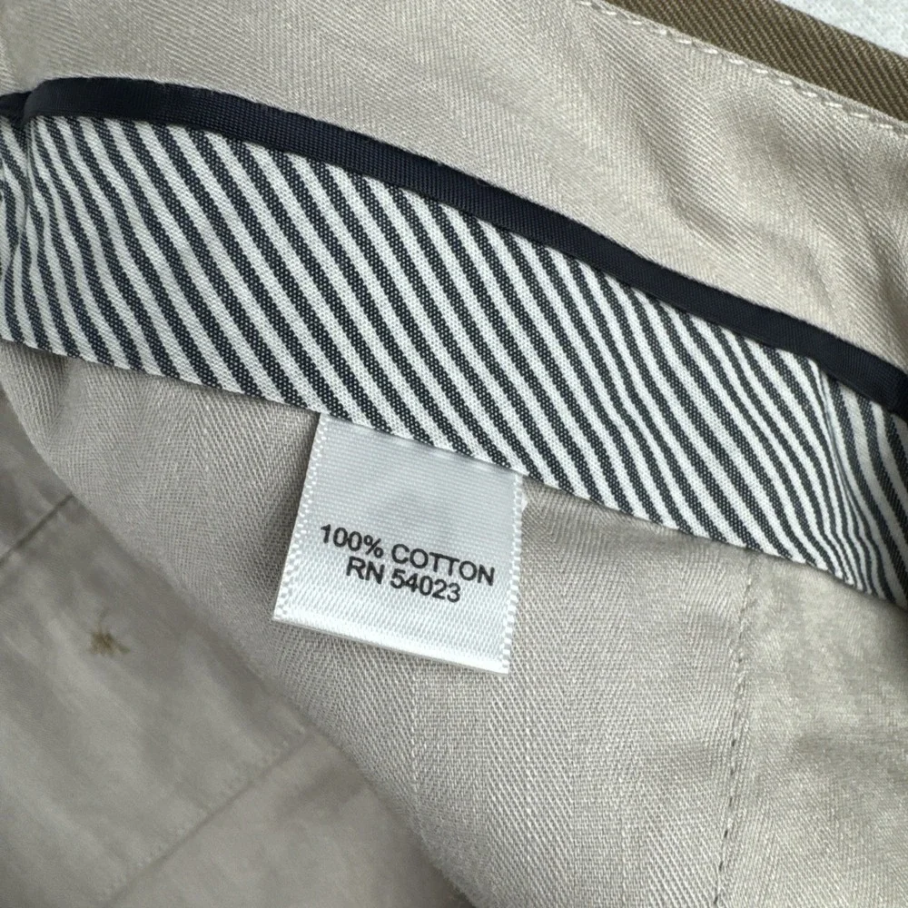 New! Banana Republic Aiden Chino Slim Fit Mens Pants 34*32 Brown Preppy Casual